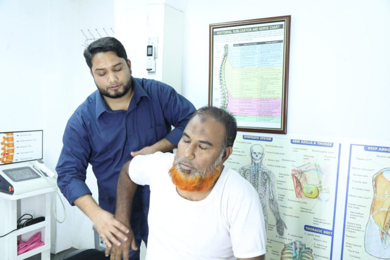 Shockwave therapy in chiropractic centre