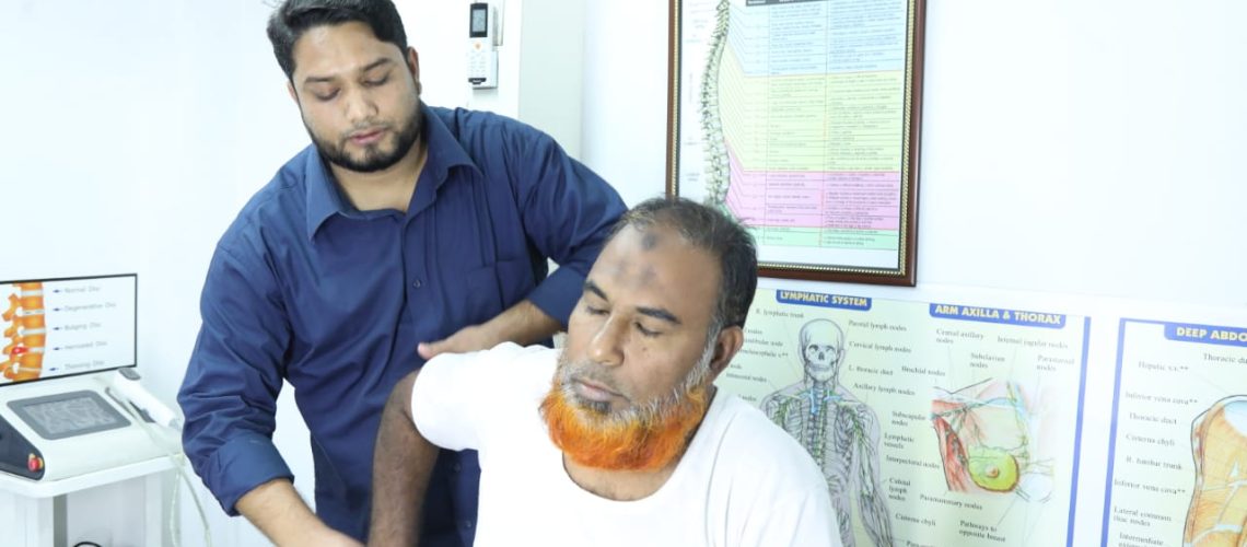 Shockwave therapy in chiropractic centre